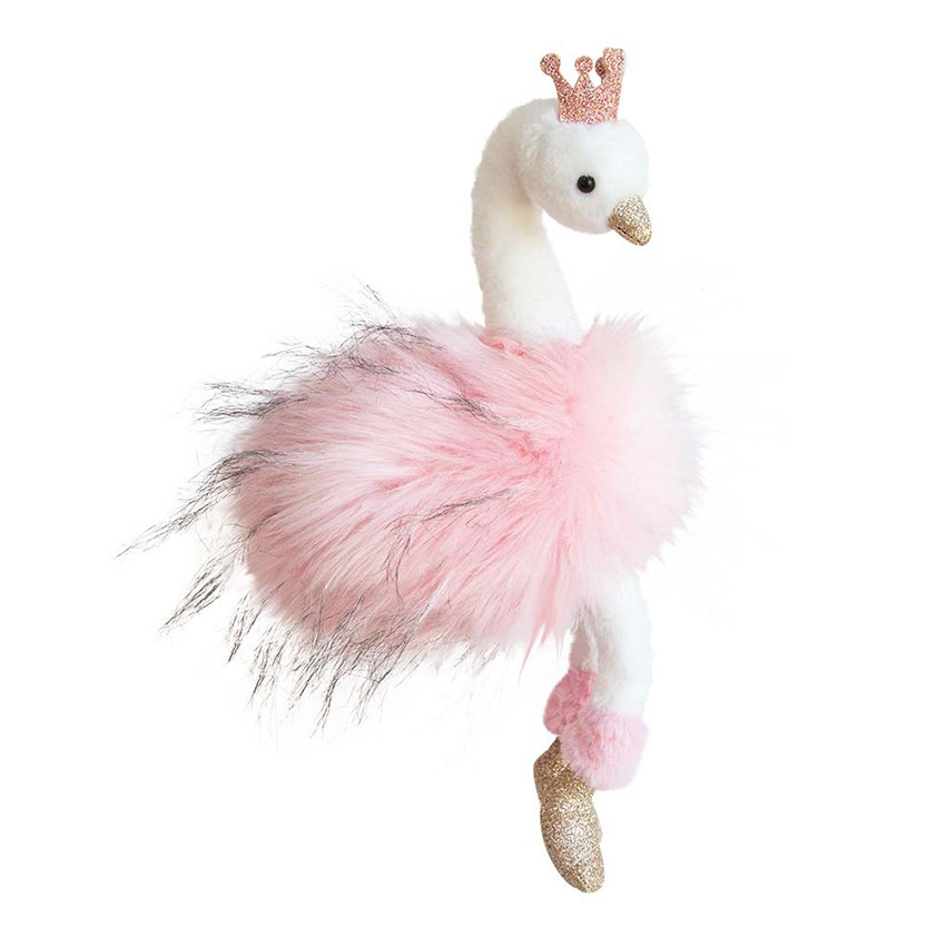 Peluche Cygne 30cm - Rose 