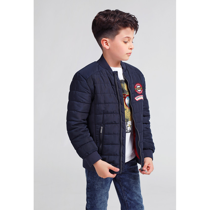 Junior - Blouson matelassé avec poches zippées 