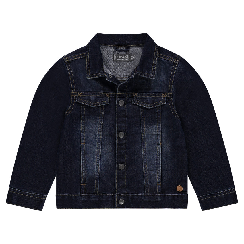 Veste en jeans effet used 