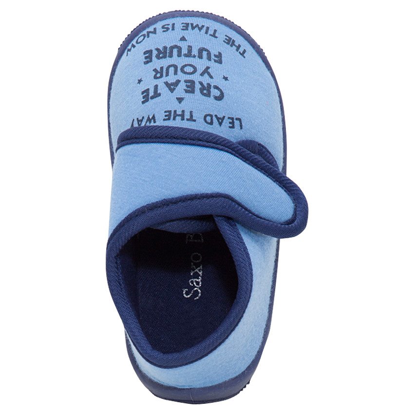 Chaussons bottillons en jersey uni à scratch 