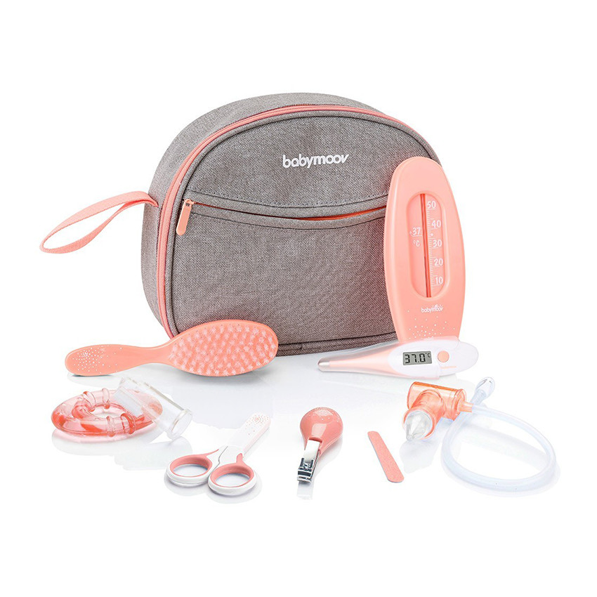 Trousse de soin pour bébé - Pêche 