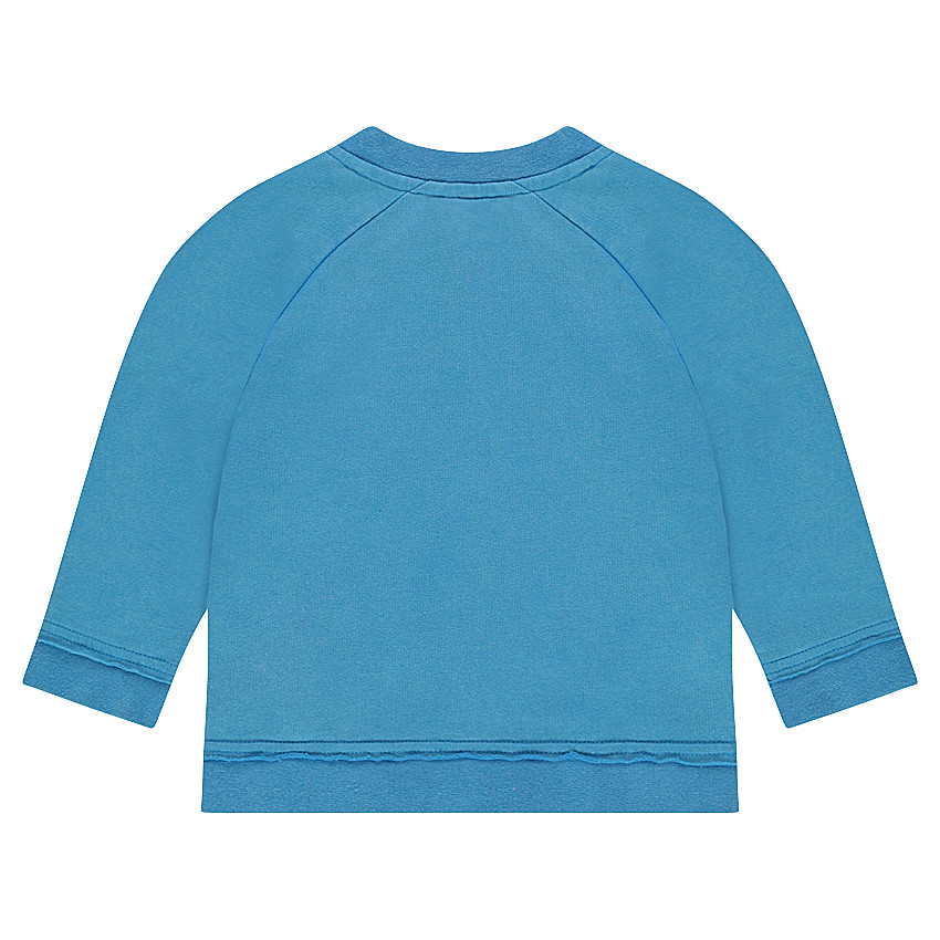 Gilet en molleton zippé avec badges patchés et brodés 