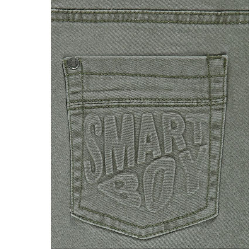 Junior - Pantalon surteint effet crinkle avec inscription reliefée 