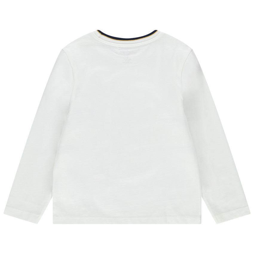 T-shirt manches longues en coton à message printé  