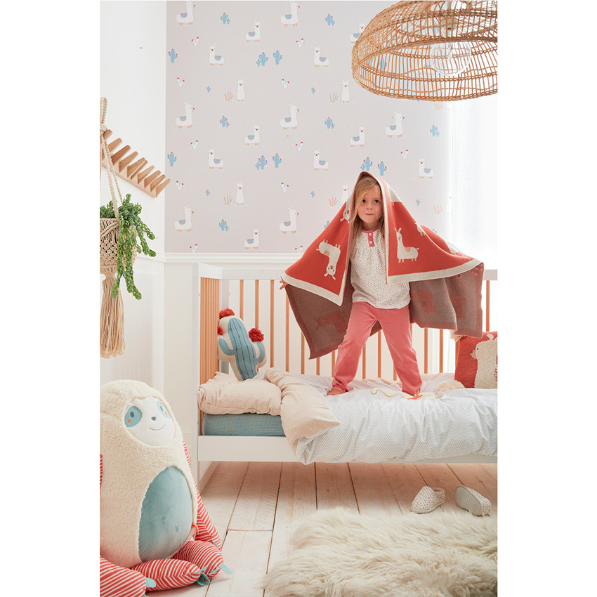 Couverture Jacquard Bio 75x100 cm - Moris&Sacha 