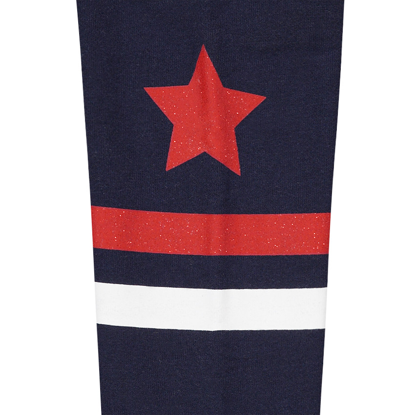 Junior - Robe manches longues avec bandes printées et texte 