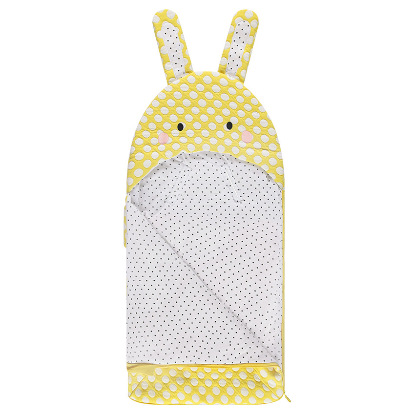 Nid d'ange à pois forme lapin 