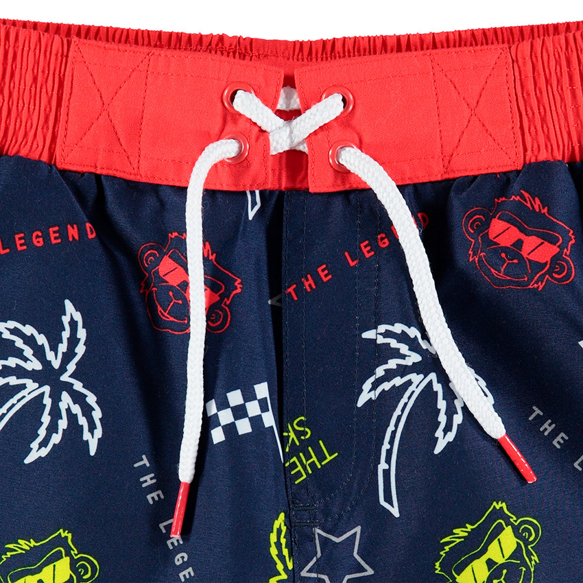 Short de bain avec imprimé fantaisie esprit surf all-over 