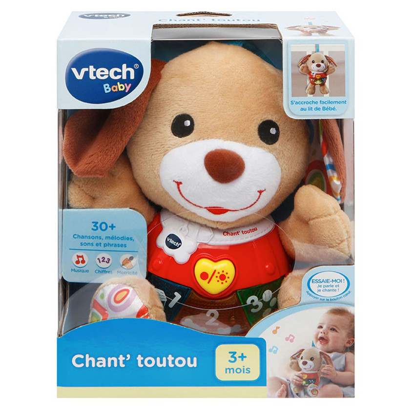 Peluche Chant'toutou - Brun 
