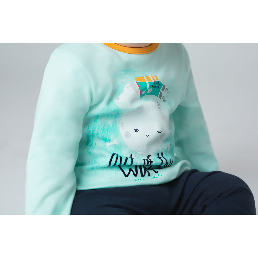 Tee-shirt manches longues en jersey avec personnages printés 