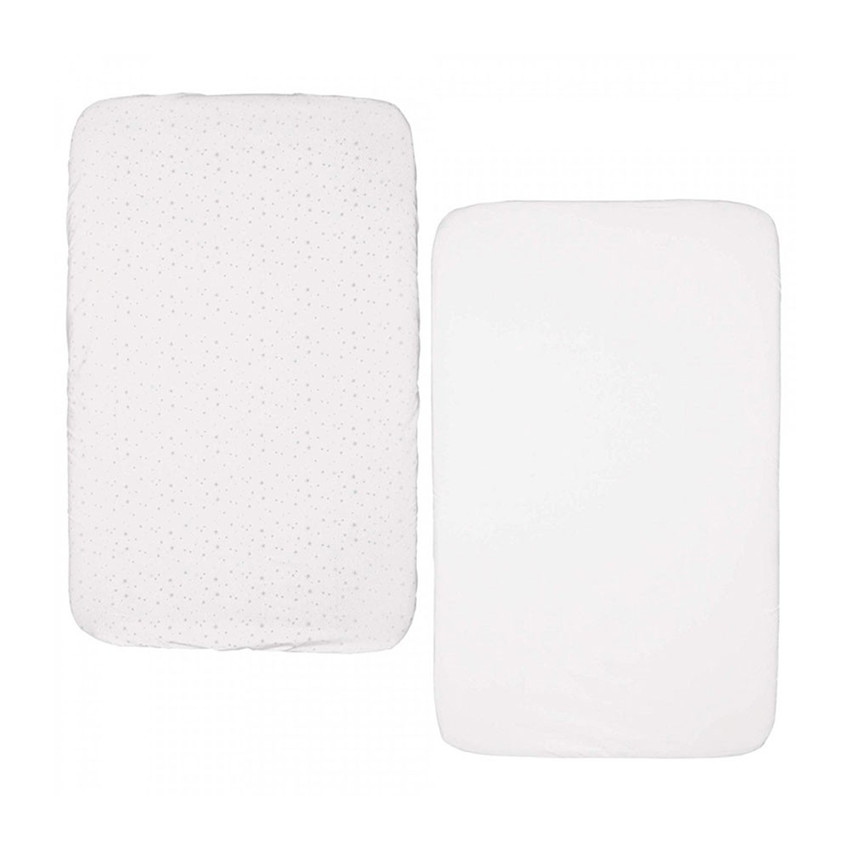 Lot de 2 draps housse Next2Me Stars 