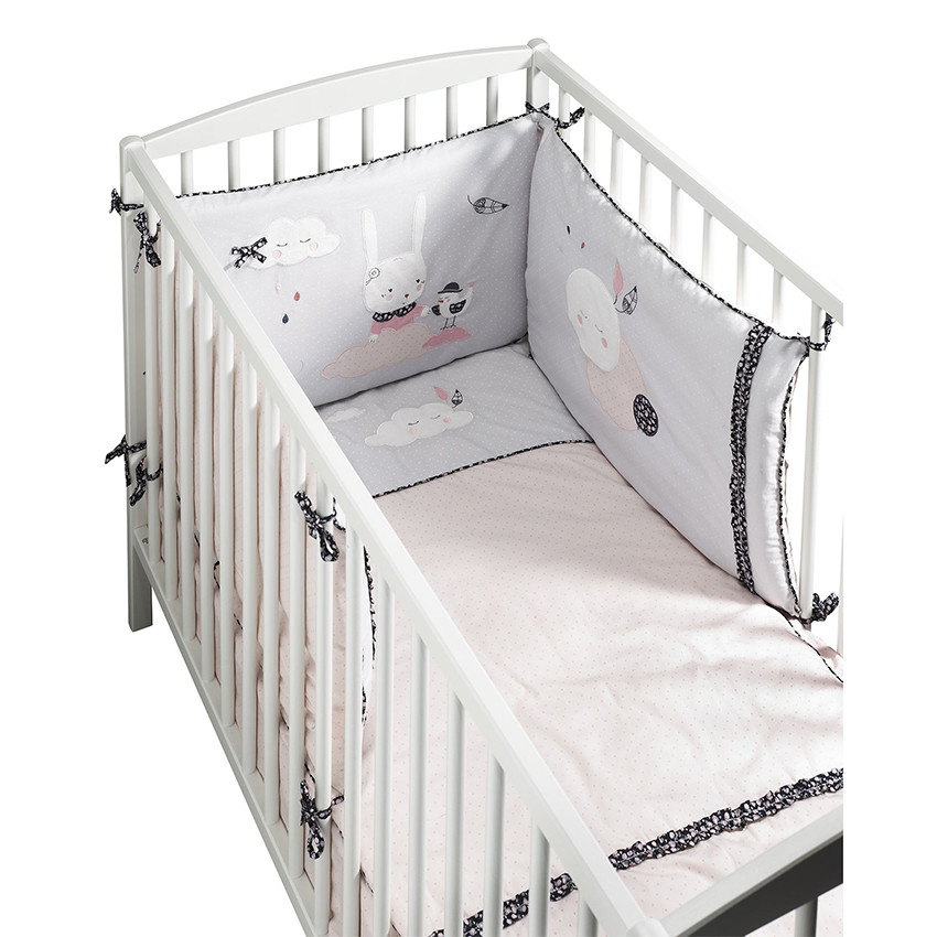 Edredon Miss Fleur de lune - 120 x 60 cm 