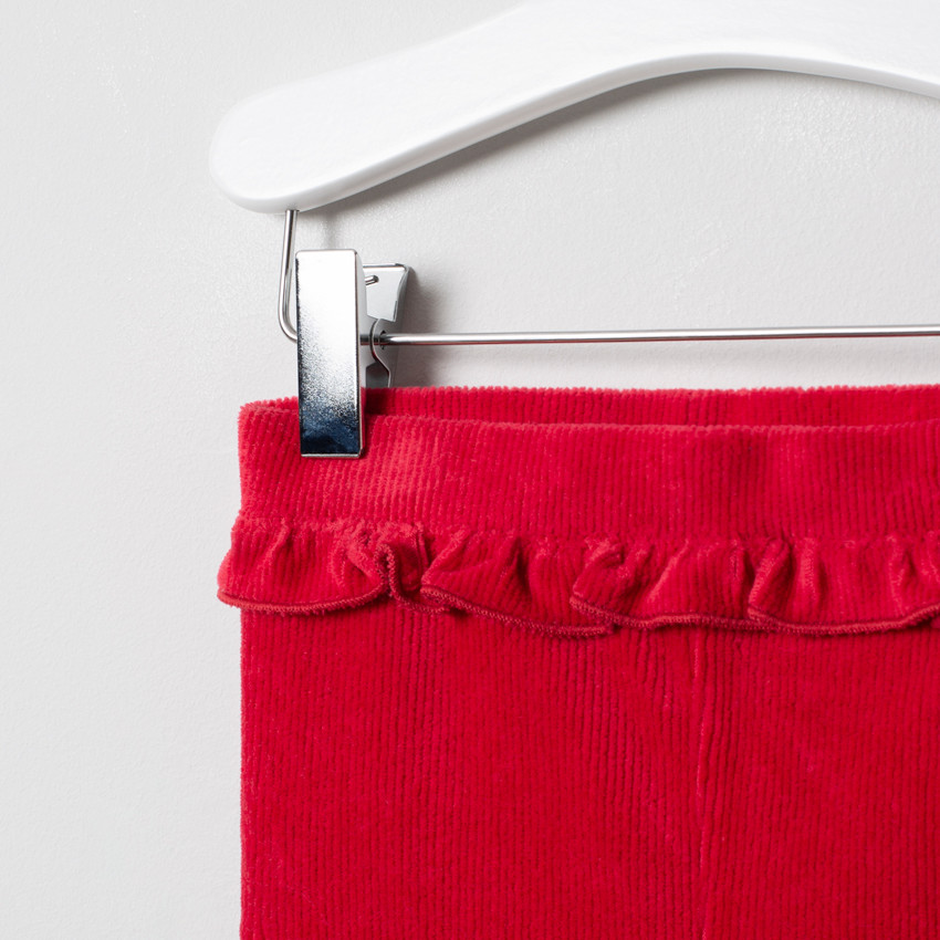 Ensemle sweat en sherpa et pantalon en velours volanté 