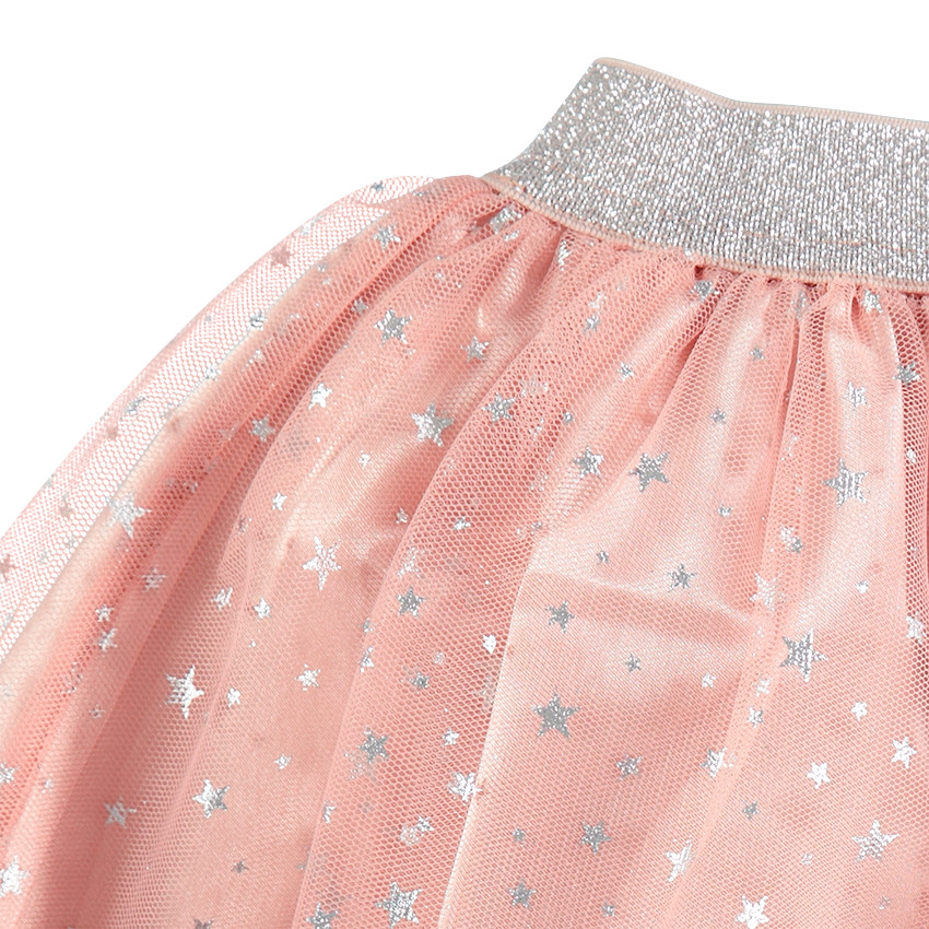 Jupe esprit tutu avec volant en tulle imprimé étoiles 