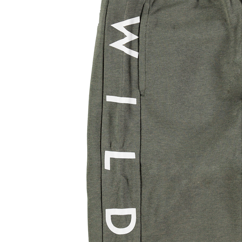 Junior - Bermuda en molleton avec inscriptions sur les côtés 