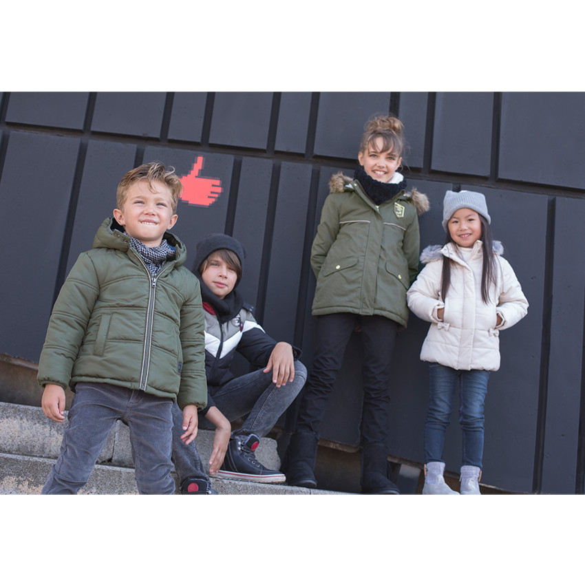 Junior - Sous-pull en jersey avec col cheminée 