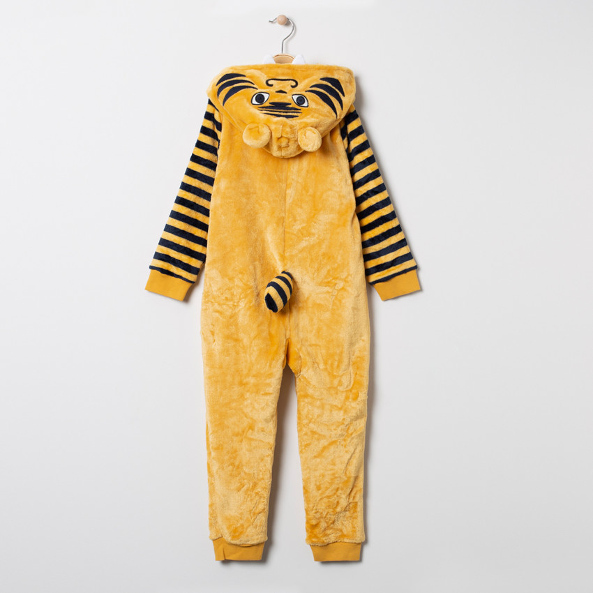 Surpyjama tigre en sherpa à poches 