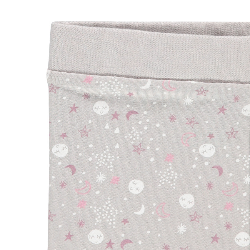 Legging en jersey imprimé étoiles et lunes all-over 
