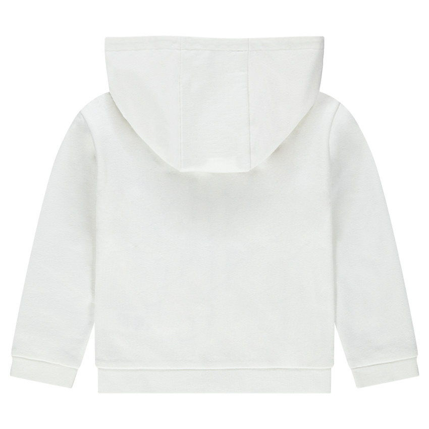 Junior - Gilet à capuche en molleton zippé avec motif fantaisie 