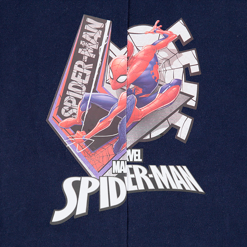Tee-shirt manches longues effet 2 en 1 print Marvel Spiderman  