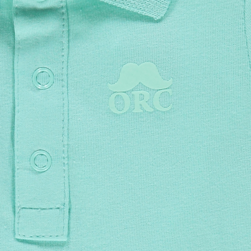 Body manches courtes col polo  