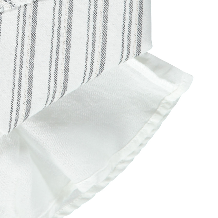 Jupe évasée à rayures fantaisie 