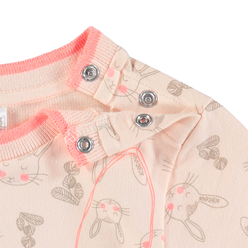 Jogging en molleton avec lapins printés 