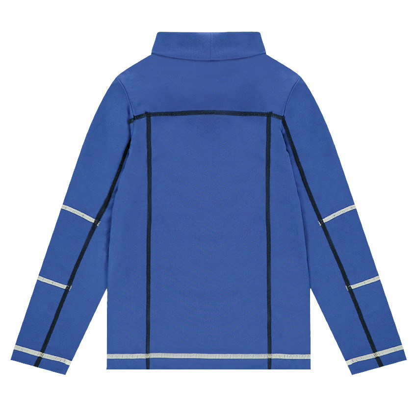 Sous-pull de ski technique en polyester avec inscriptions printées 