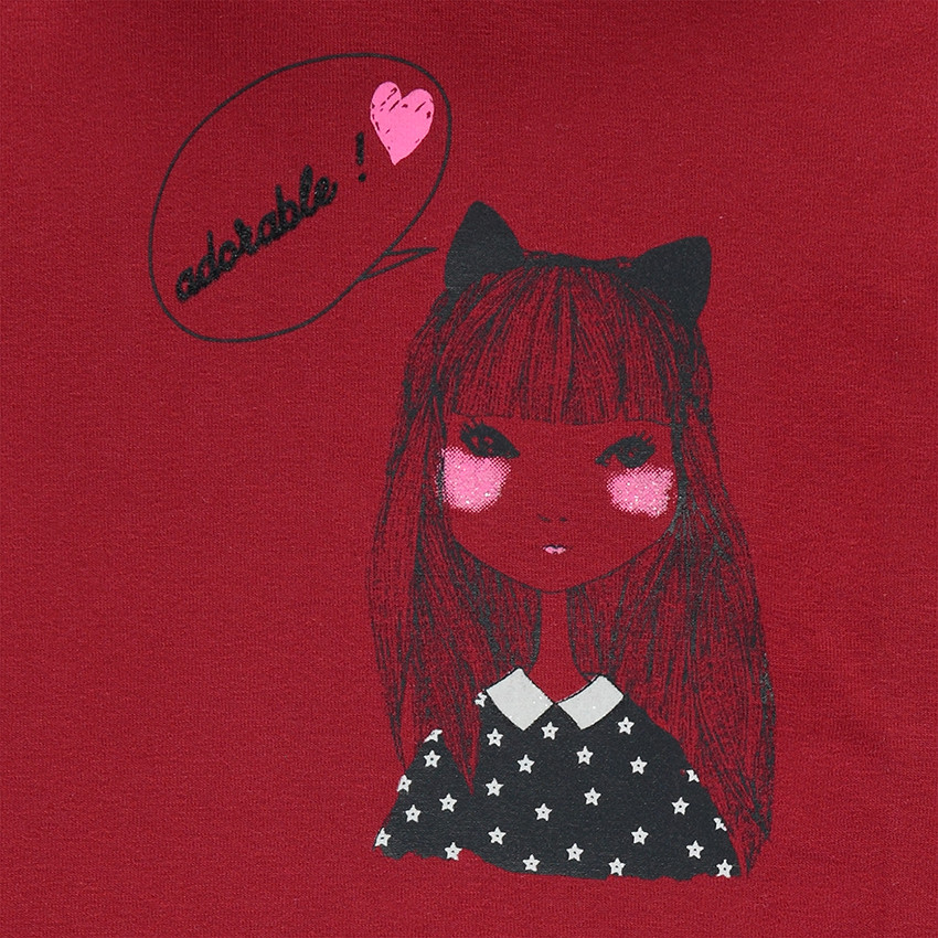 Sous-pull col roulé uni avec print fantaisie  