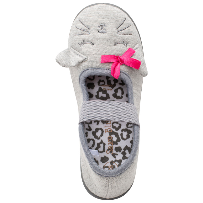 Chaussons babies en jersey à détails brodés 