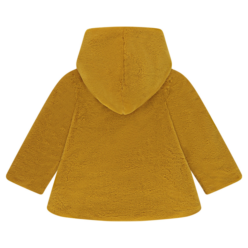 Parka à capuche en fausse fourrure doublée sherpa 