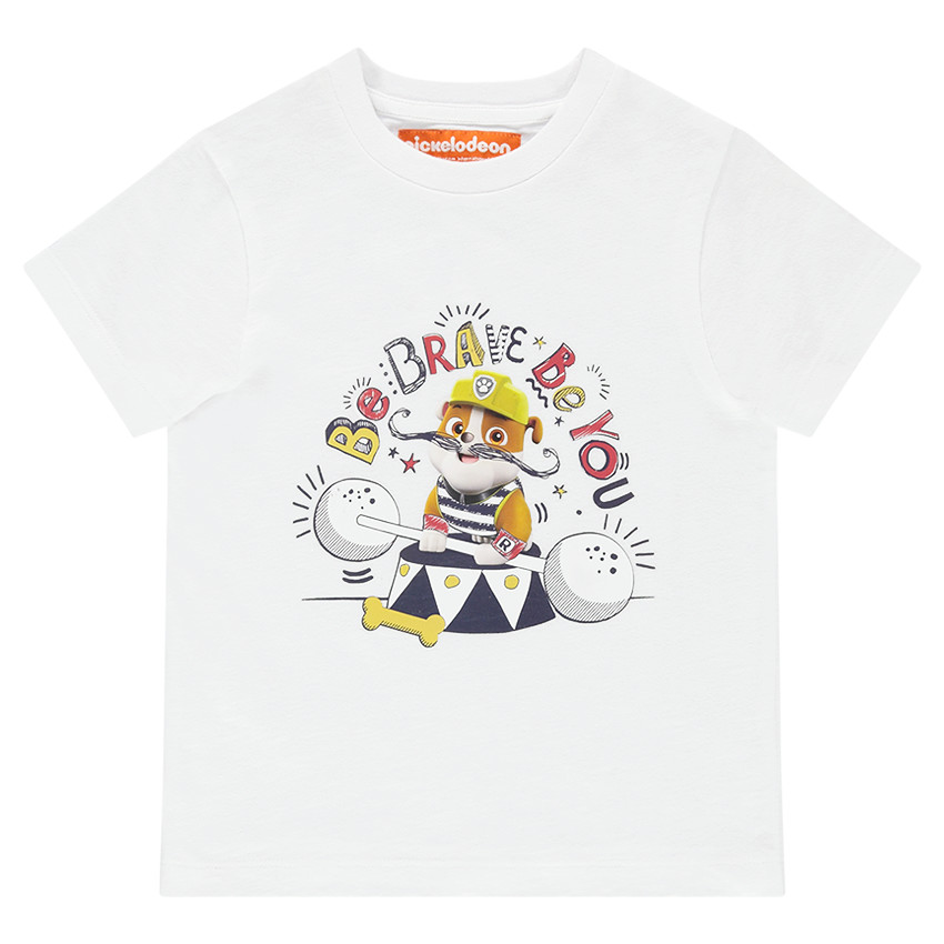 Tee-shirt manches courtes uni print Ruben Nickelodeon™  Pat' Patrouille 