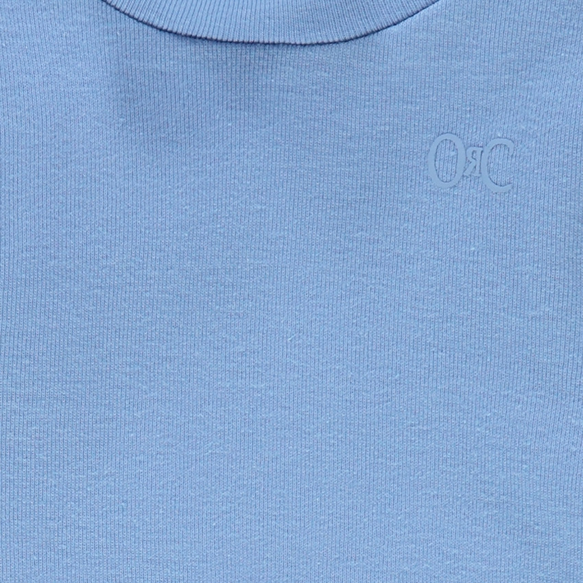 Lot de 2 bodies col cheminée manches longues à côtes  