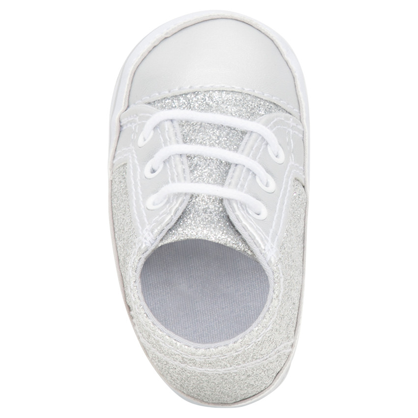 Bottillons pailletés à lacets 