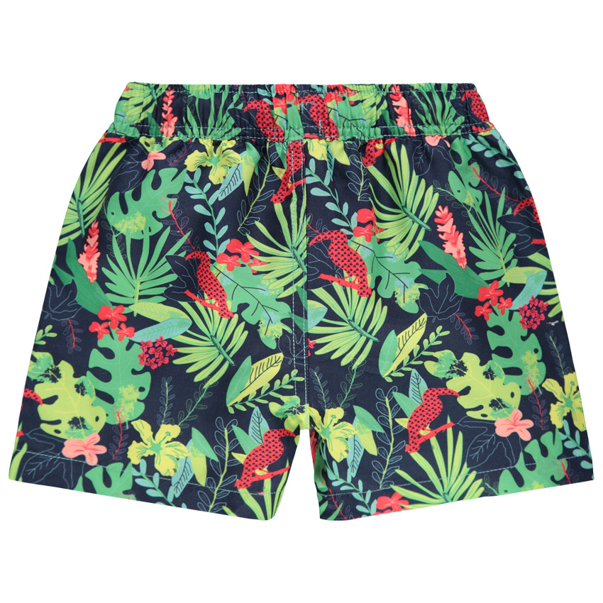 Short de bain à imprimé tropical all-over 