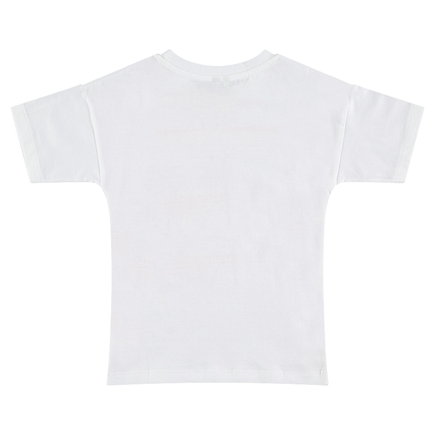 Tee-shirt manches courtes avec paysage et palmier printés  