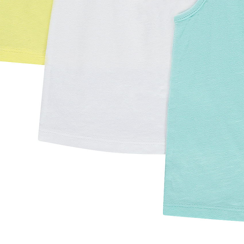 Lot de 3 débardeurs en jersey à fines bretelles 