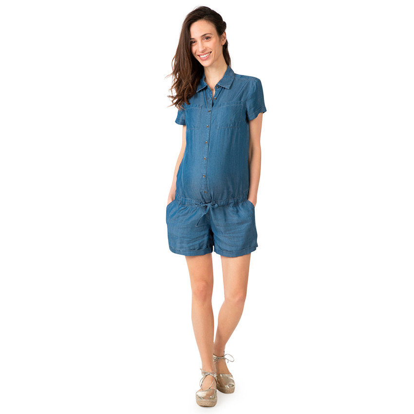 Combishort de grossesse en lyocell 