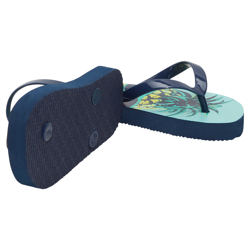 Tongs avec imprimé ananas et bride unie du 28 au 38 