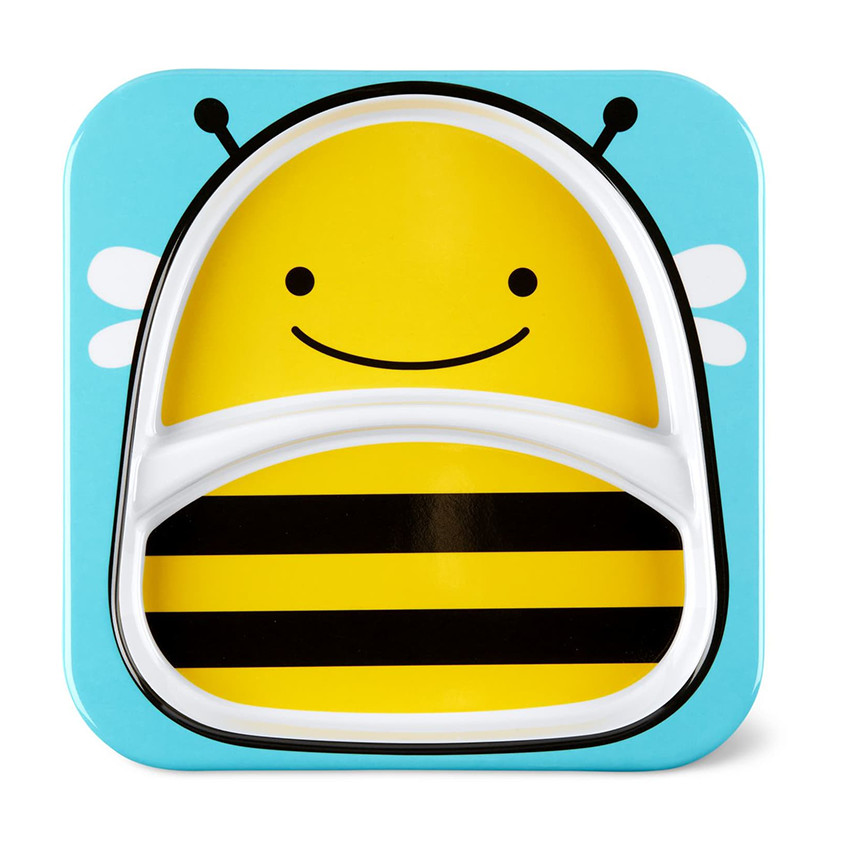 Assiette à compartiments Zoo abeille 