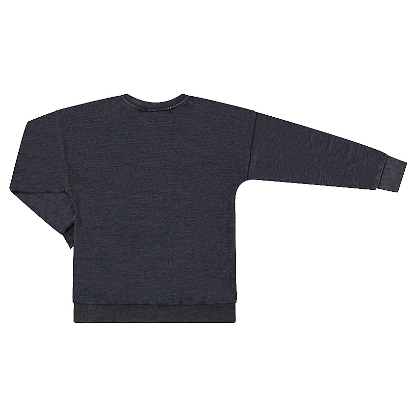 Junior - Sweat en molleton surteint avec zips et textes printés 