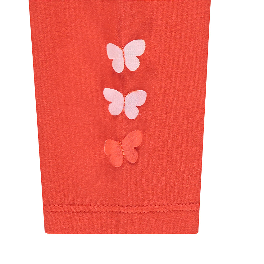 Legging mi-mollet en jersey avec papillons cousus 