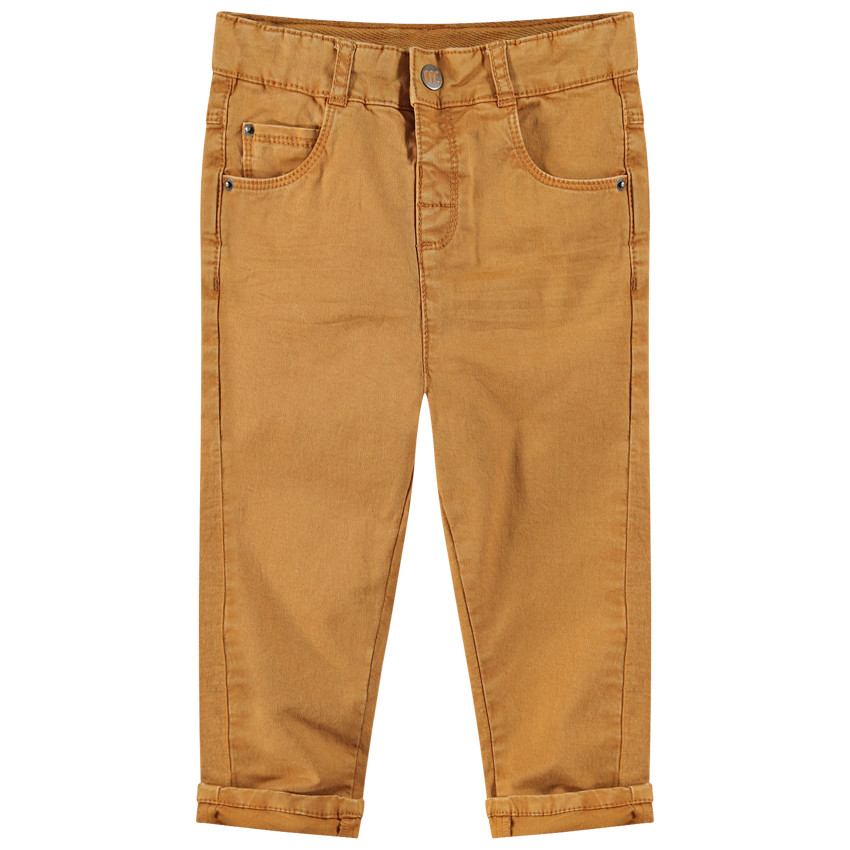 Pantalon en coton surteint avec poches 