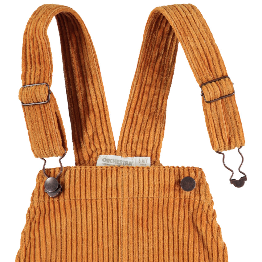 Salopette courte en velours 