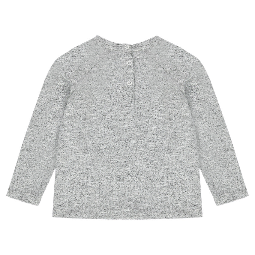 Sweat fin avec print fantaisie 