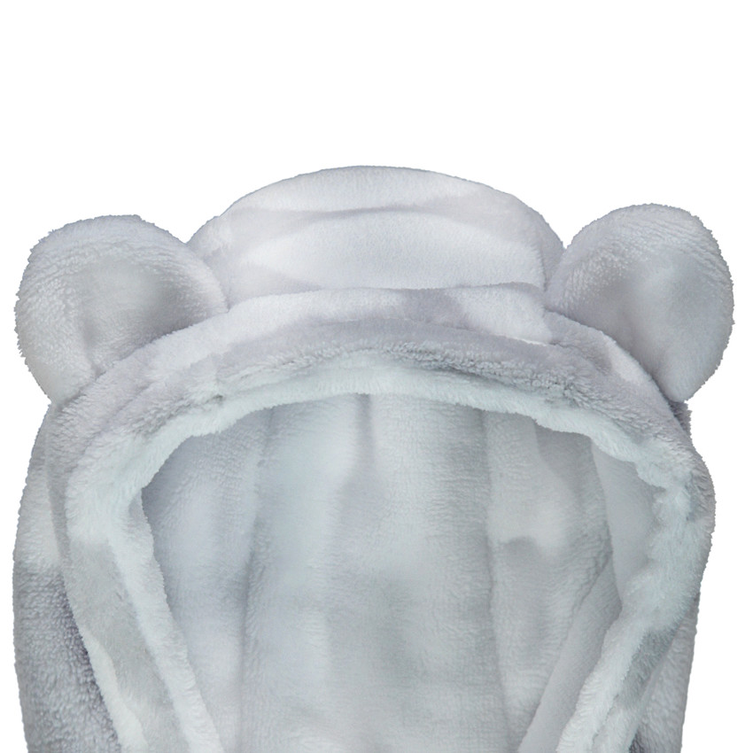 Gilet en sherpa style robe de chambre imprimé nuages 