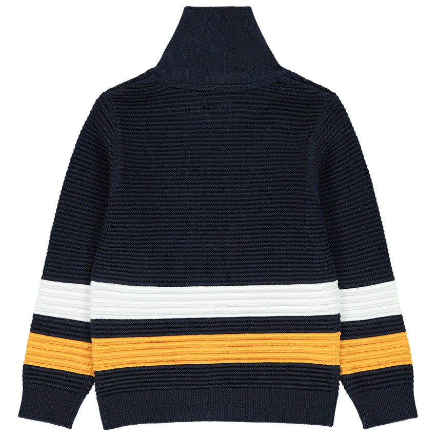 Pull en tricot ottoman avec col croisé 