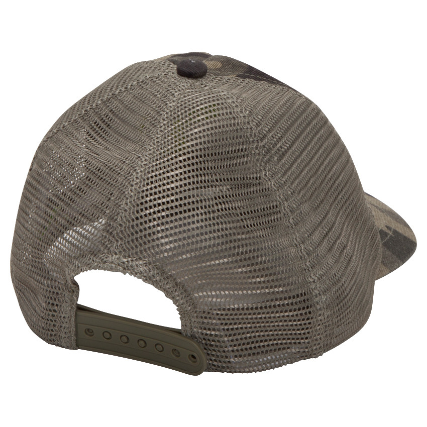 Casquette en twill motif army avec mesh au dos 