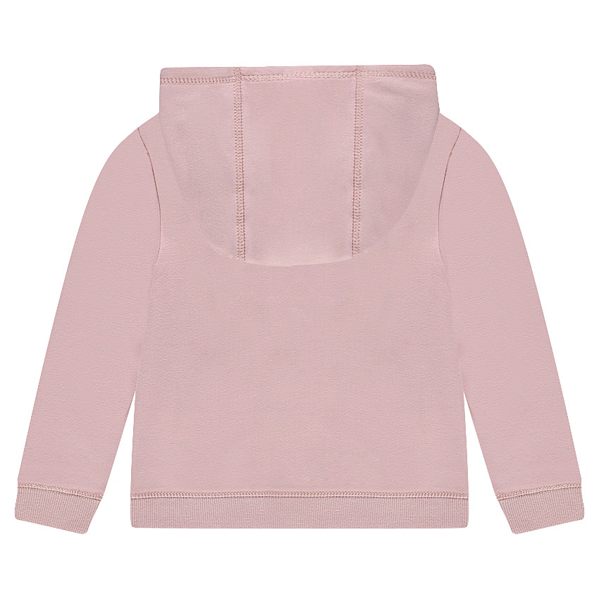 Gilet à capuche en molleton zippé 