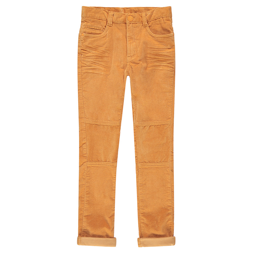 Junior - Pantalon en velours côtelé effet crinkle avec découpes sur les jambes 